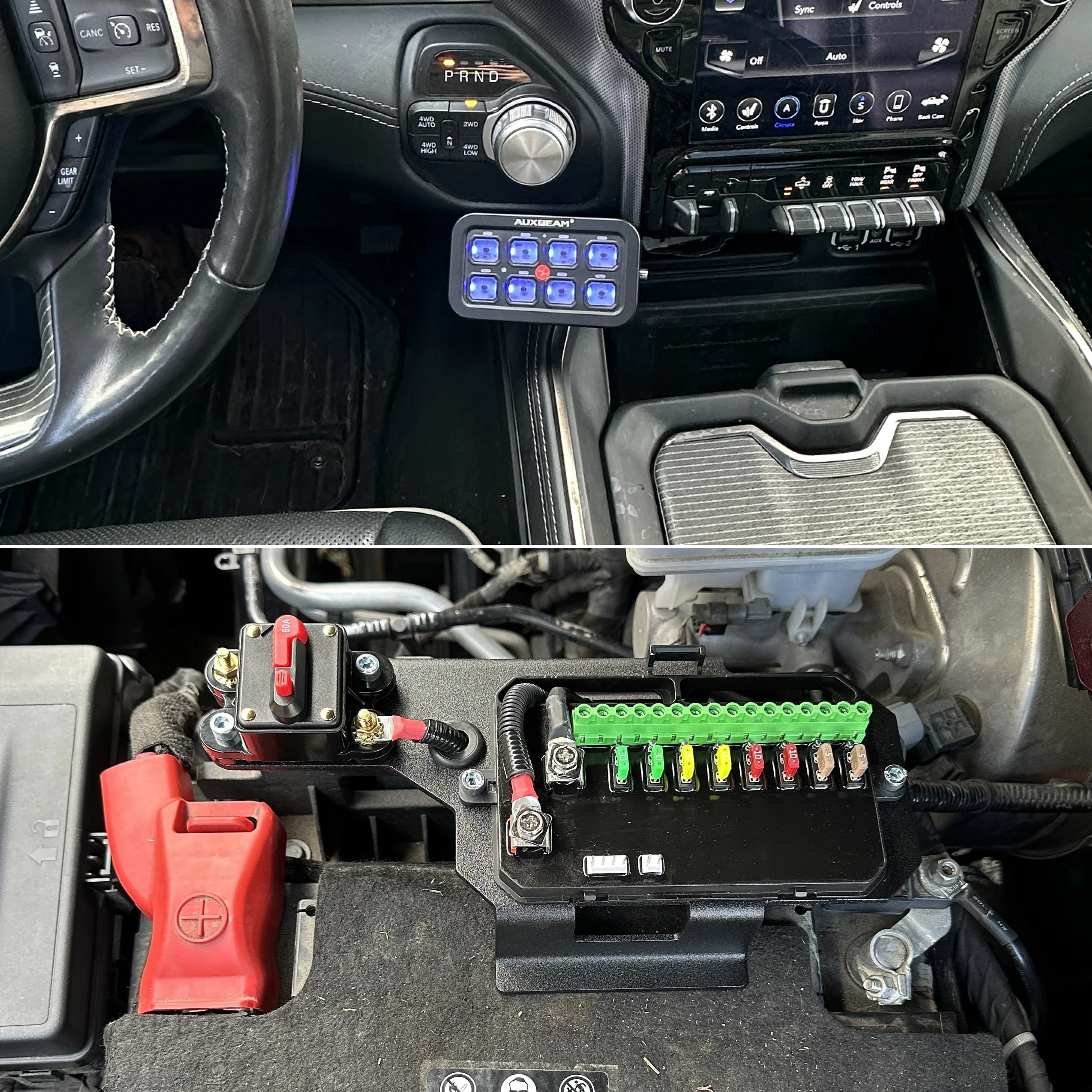 Mounting Kit for Auxbeam Switch Panel | 5th Gen |  2019 - 2026 RAM 1500 DT & Rebel - Image 10