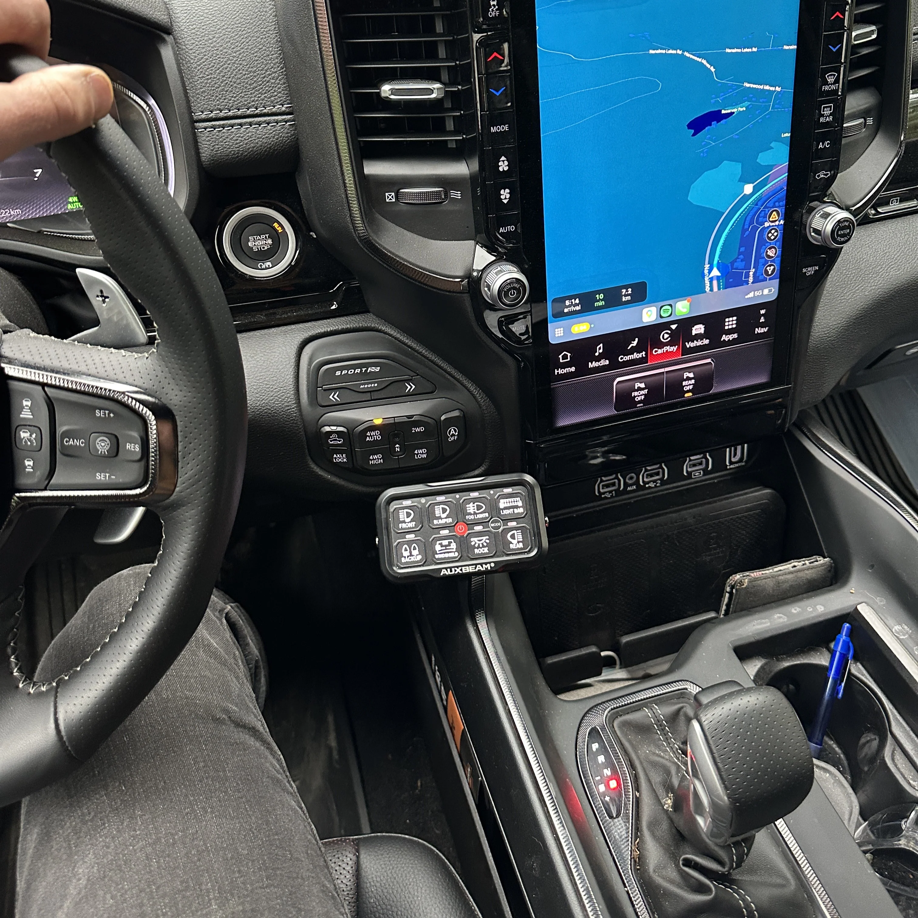 Mounting Kit for Auxbeam Switch Panel | 5th Gen |  2019 - 2026 RAM 1500 DT & Rebel - Image 3
