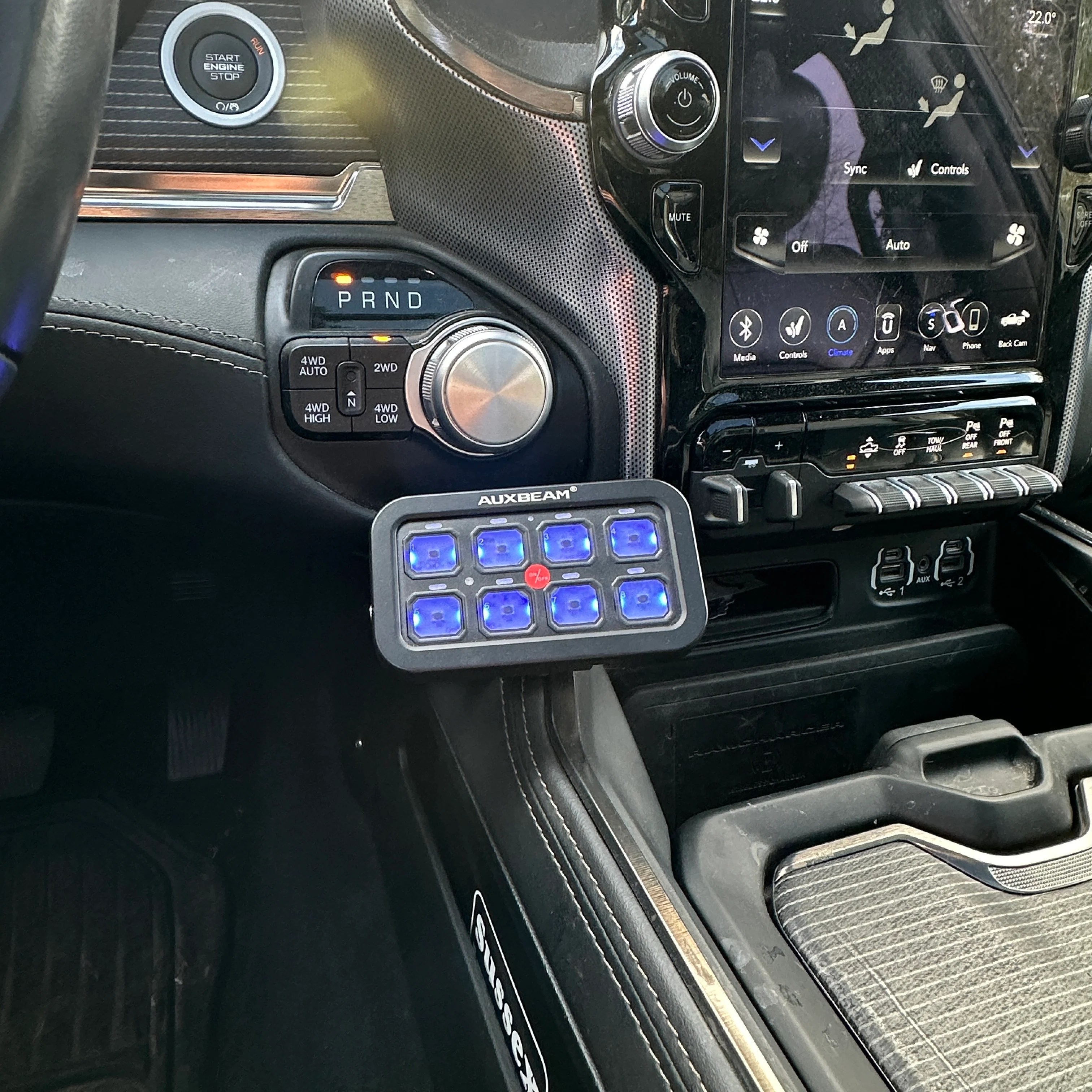 Mounting Kit for Auxbeam Switch Panel | 5th Gen |  2019 - 2026 RAM 1500 DT & Rebel - Image 6