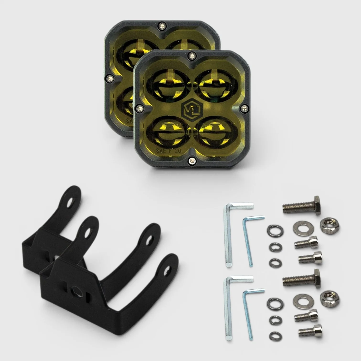 FNG 3 SAE | Yellow Street Legal Fog Lights (PAIR) | Vivid Lumen Industries - Image 2