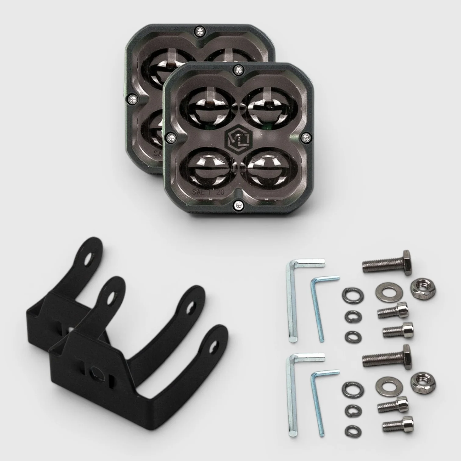 FNG 3 SAE | White Street Legal Fog Lights (PAIR) | Vivid Lumen Industries - Image 2