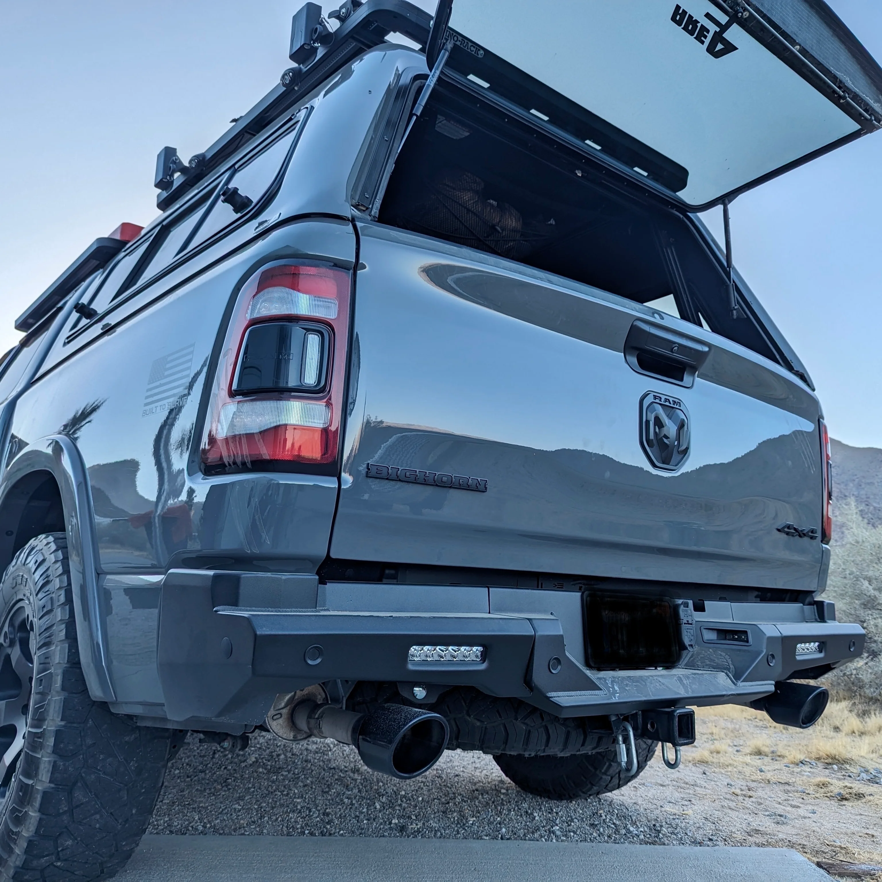 High Clearance MOD V2 Rear Bumper, 2019 - 2024 RAM 1500 DT & Rebel - Image 14