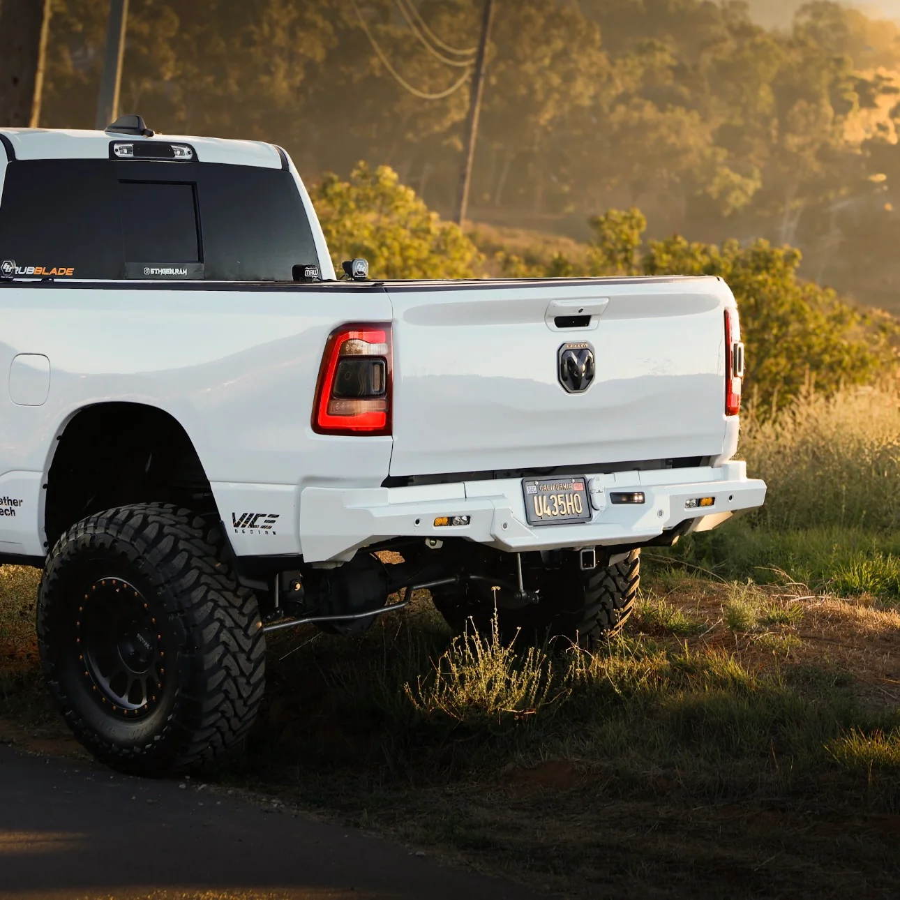 High Clearance MOD V2 Rear Bumper, 2019 - 2024 RAM 1500 DT & Rebel - Image 4