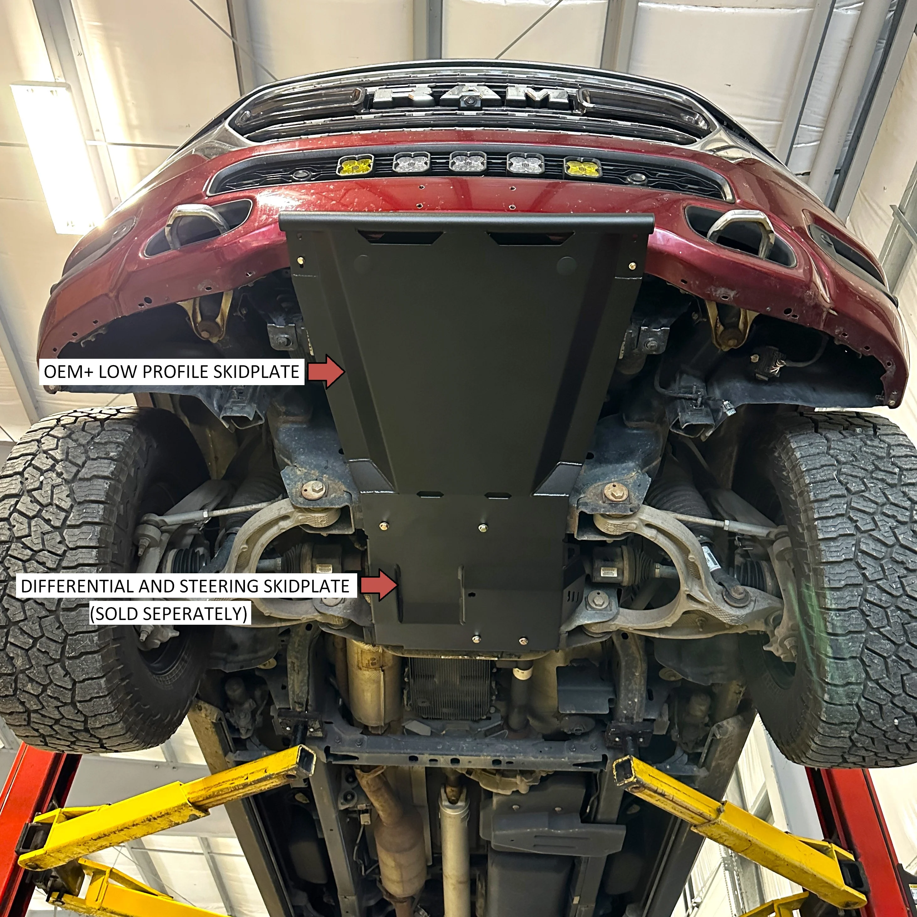 OEM+ Low Profile Bumper Skidplate | 5th Gen | 2019 - 2024 RAM 1500 DT - Image 8