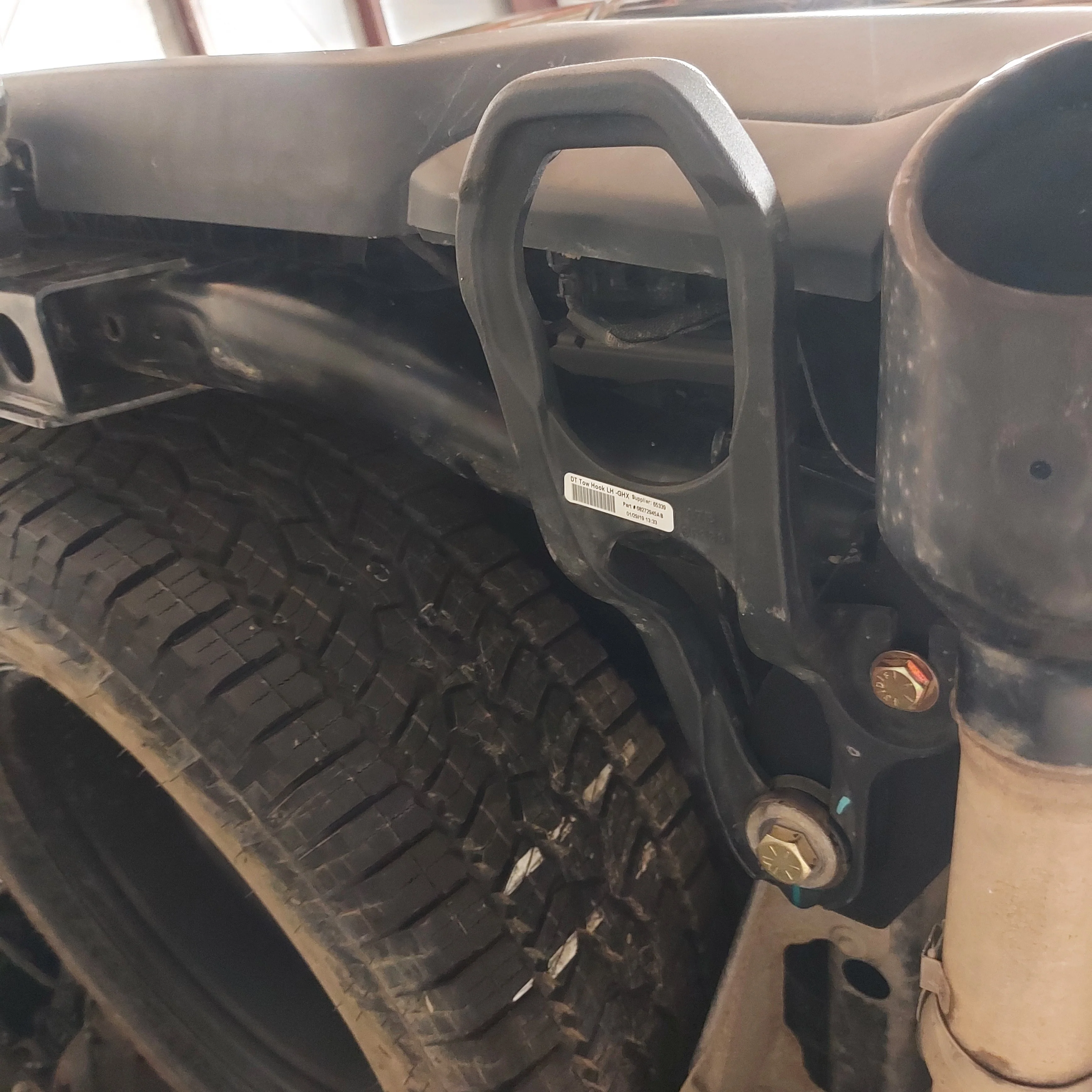 Passenger Side Only Recovery Hook Mounting Kit | 5th GEN | 2019 - 2024 RAM REBEL & 1500 - Image 3