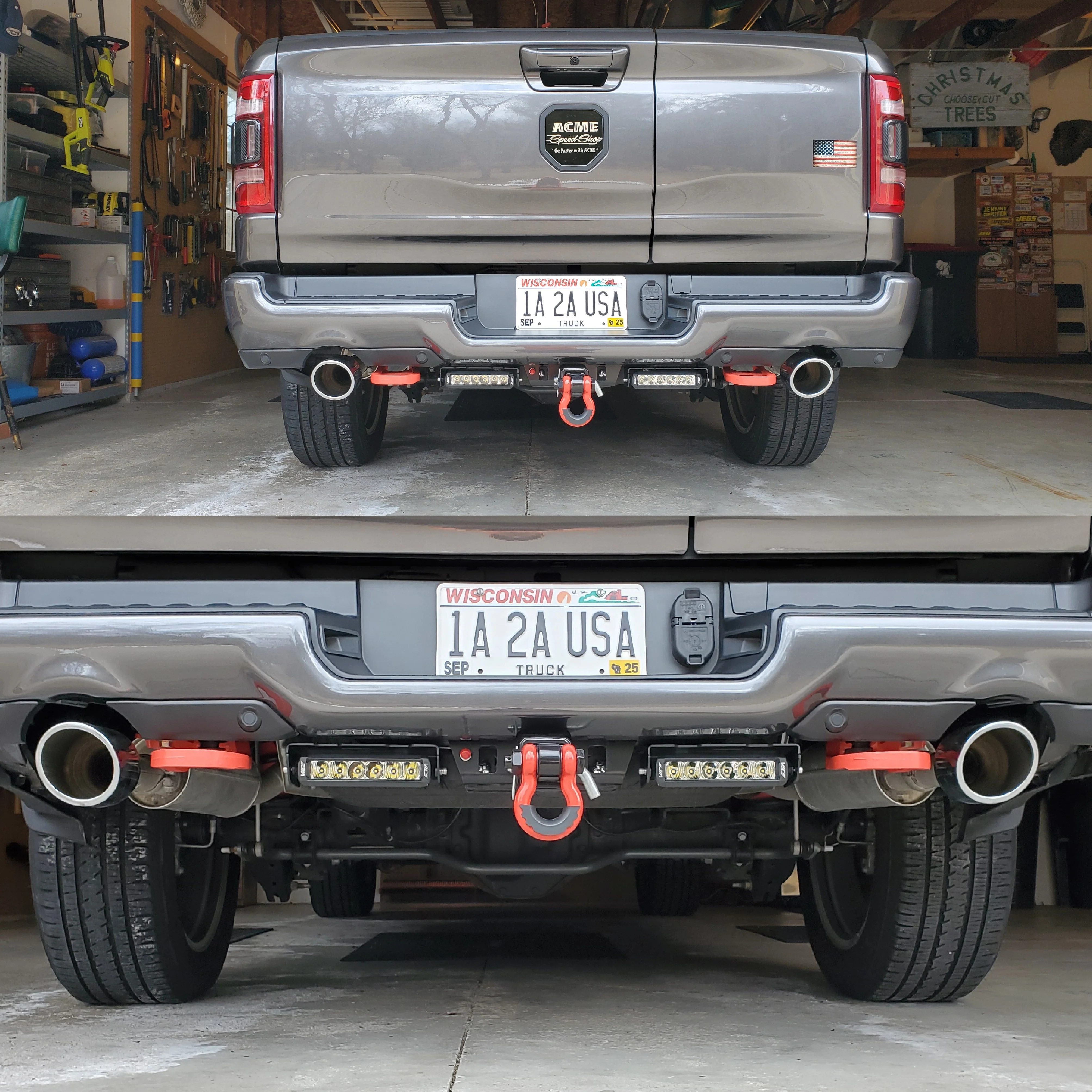 Rear Recovery Hook Mounting Kit | 5th GEN | 2019 - 2026 RAM REBEL & 1500 DT - Image 3